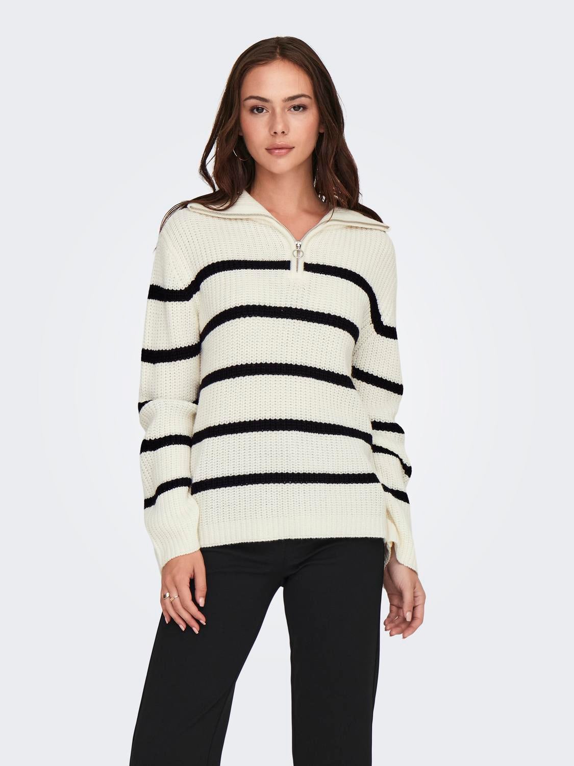 JDYJUSTY Strickpullover Eggnog