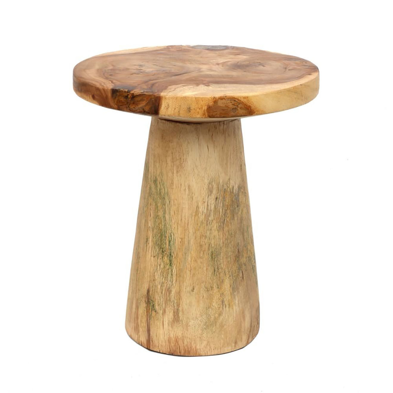 Bazar Bizar Table d'appoint Timber naturel - 50x50x57 cm
