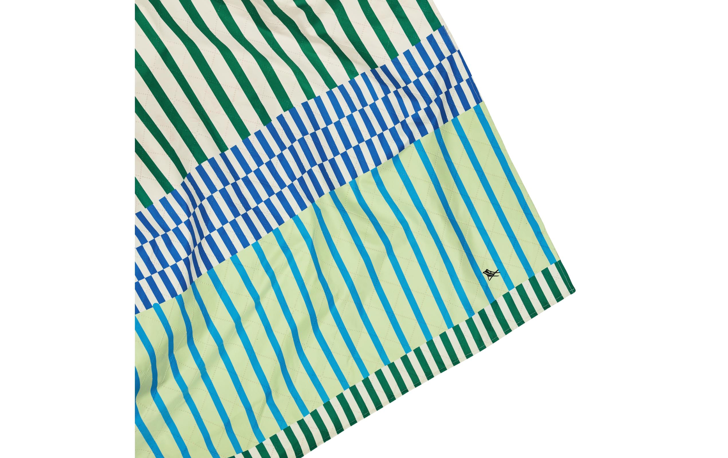 Picknickdecke Stripe your Life 170 cm x 240 cm,Praktische Picknick-Decke aus 100% recycliertem Polyester