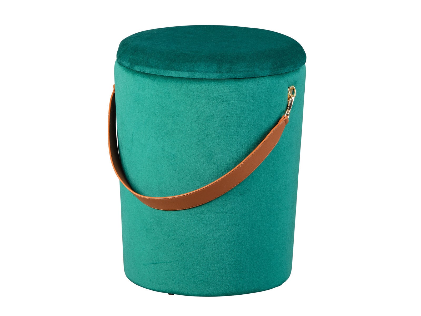 Hocker Jayden blau 35 x 45 x 35 cm
