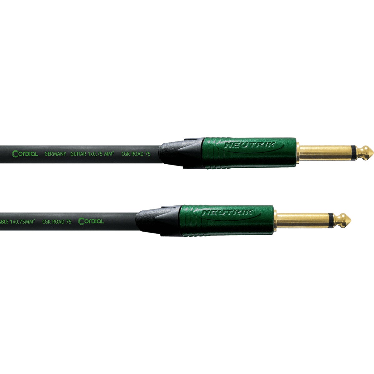 Cordial CRI6PP ENCORE 6.3 TS jack - 6.3 TS jack recht - road instrumentkabel 6m