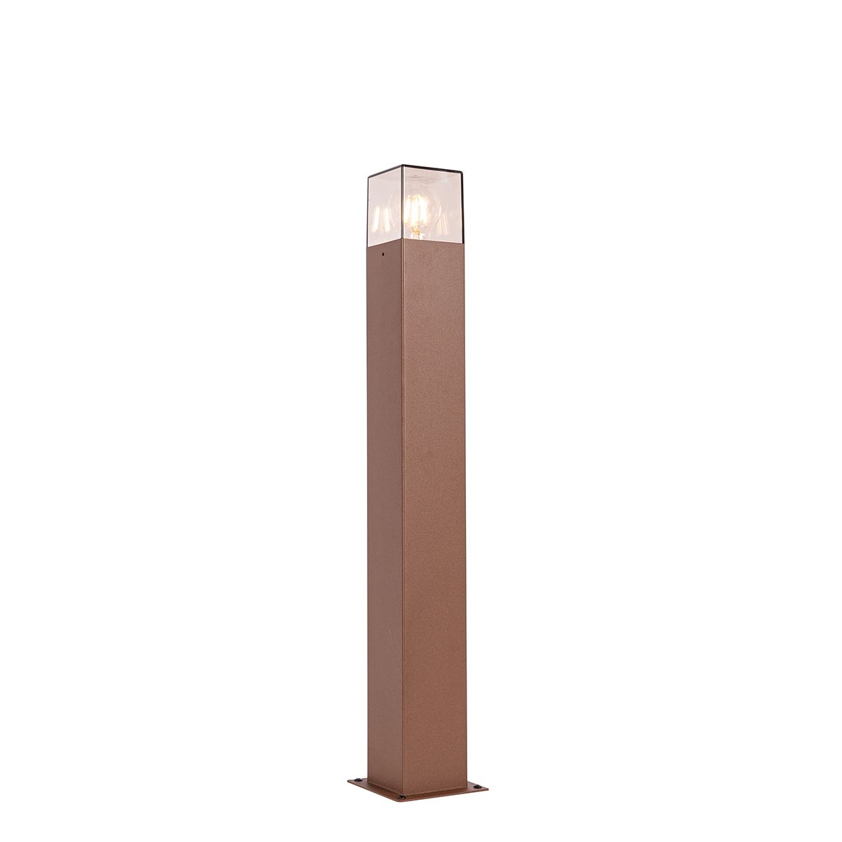 Buitenlamp 70 cm roestbruin met grondpin en kabelmof - Denmark