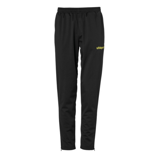 Calça Score Classic Preta/Amarelo Fluorescente Uhlsport