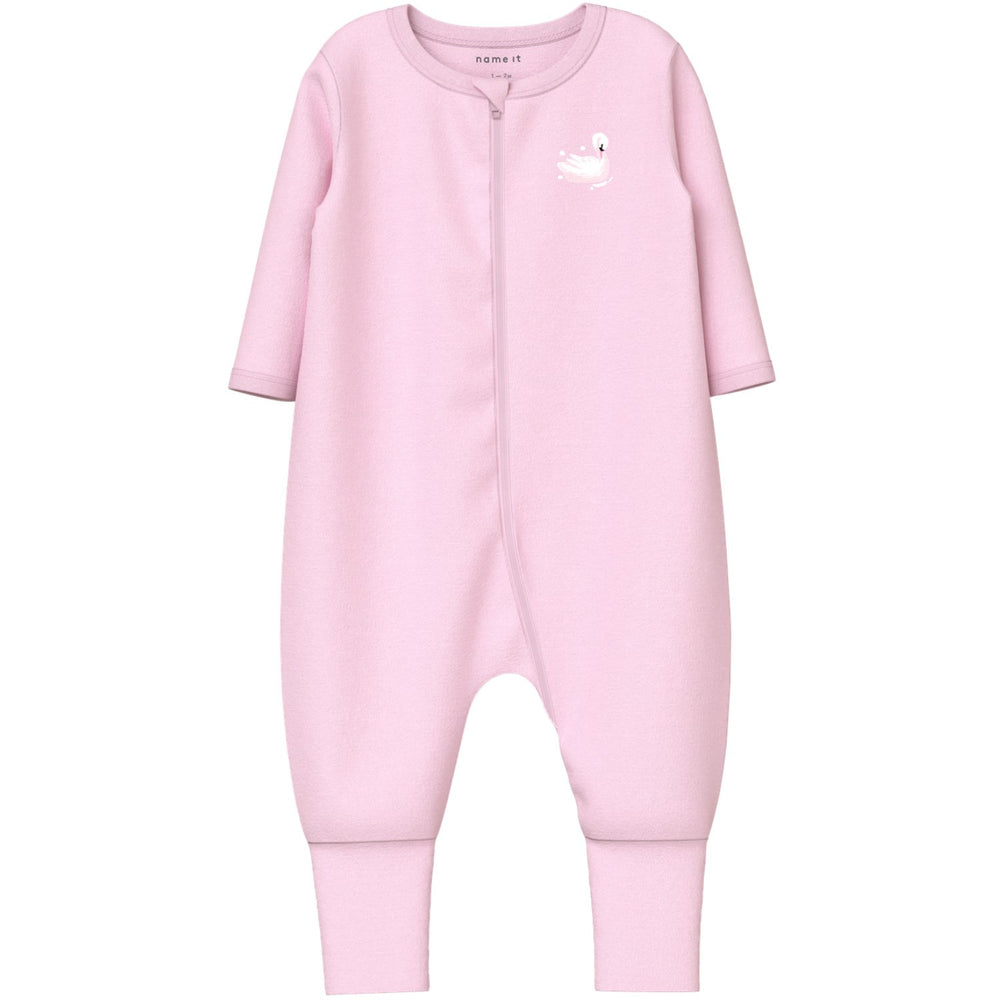 Køb Name It Endless Sky Nbfnightsuit 2P Zip Ff Swan Noos