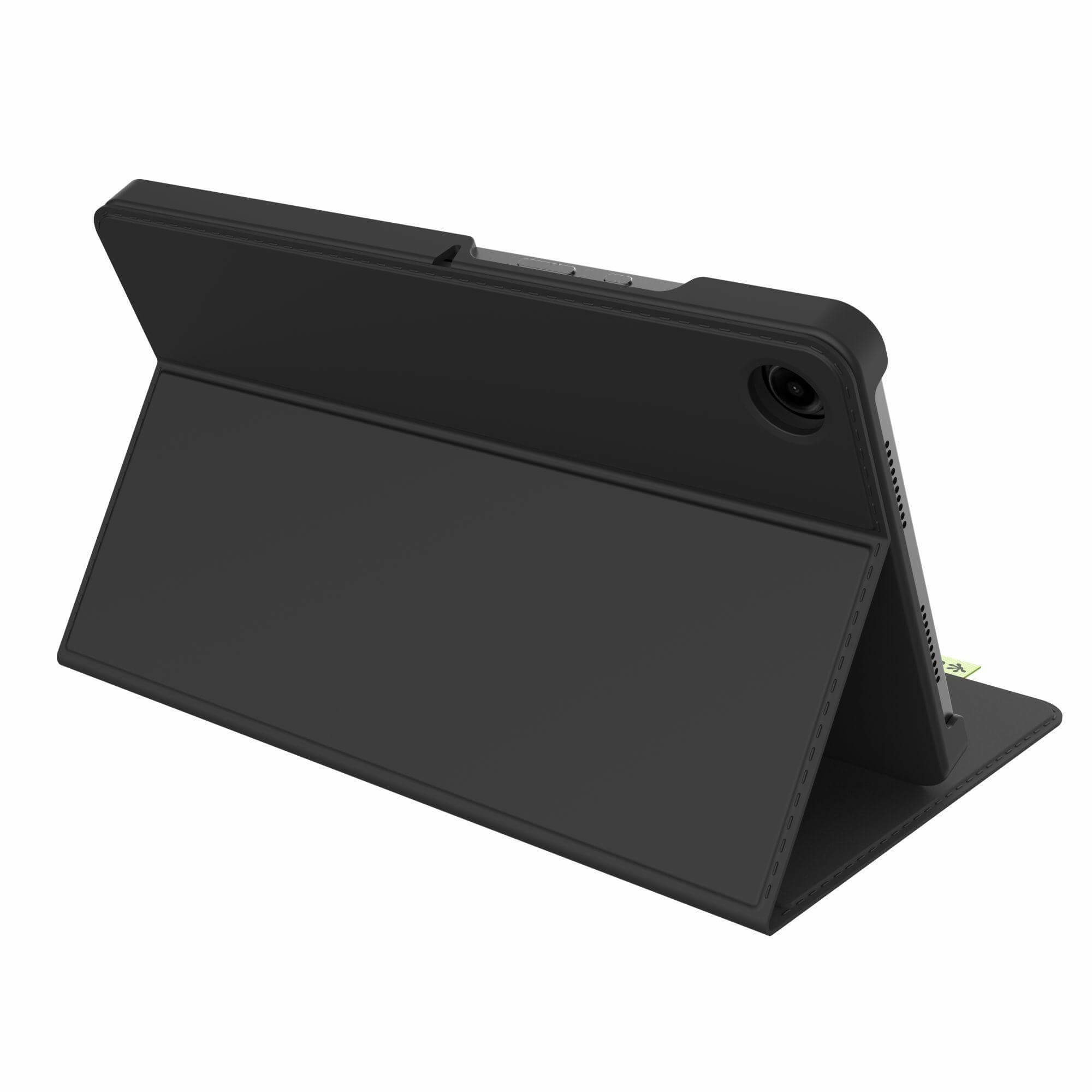Samsung Galaxy Tab A11 / A9 EasyClick Cactus Leder Tasche Smart Case Flip Cover Hülle mit Aufsteller   S-Pen Halterung (V11CL2444C1) - Schwarz