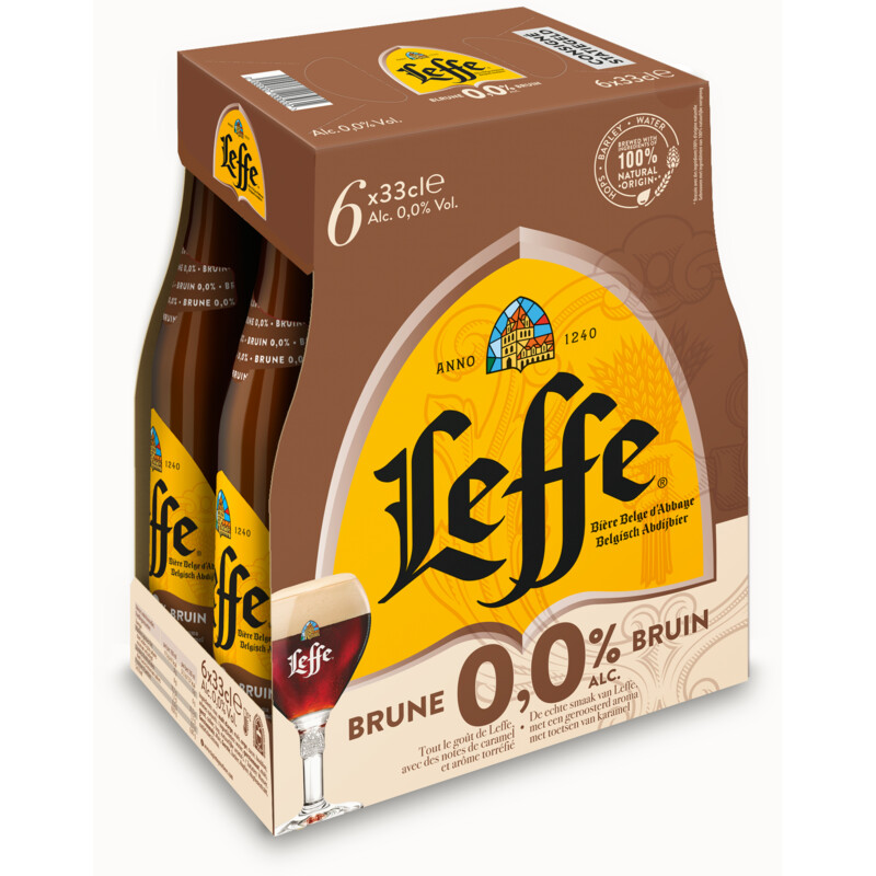 Leffe Bruin 0.0% 6-pack
