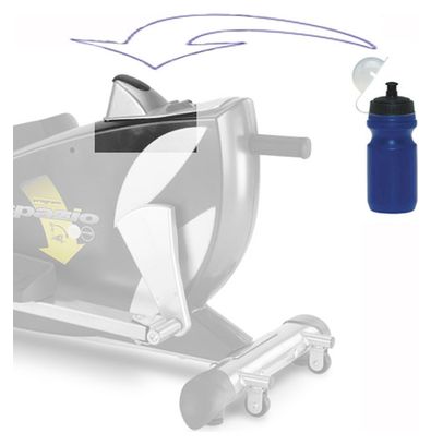 Vélo Elliptique Pliable - Spazio Program G2567 - Système inertiel 14 kg - Foulée 40 cm. Pliant