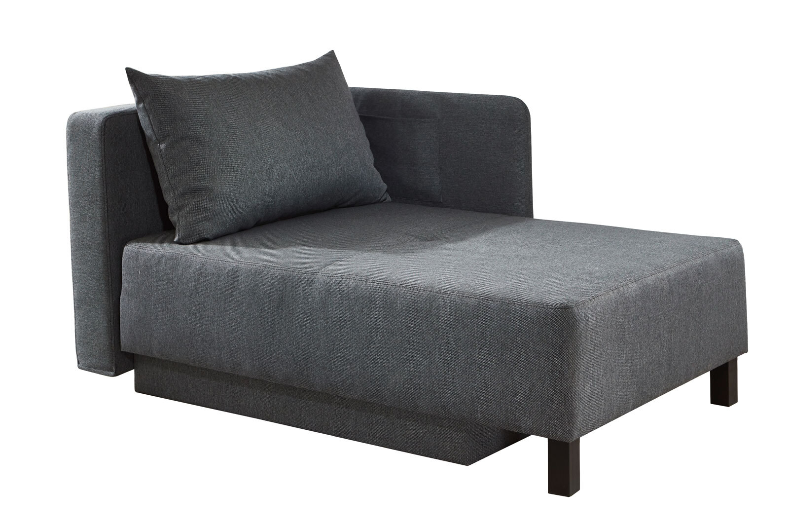 Recamiere Reims 153x90x80 cm Anthrazit