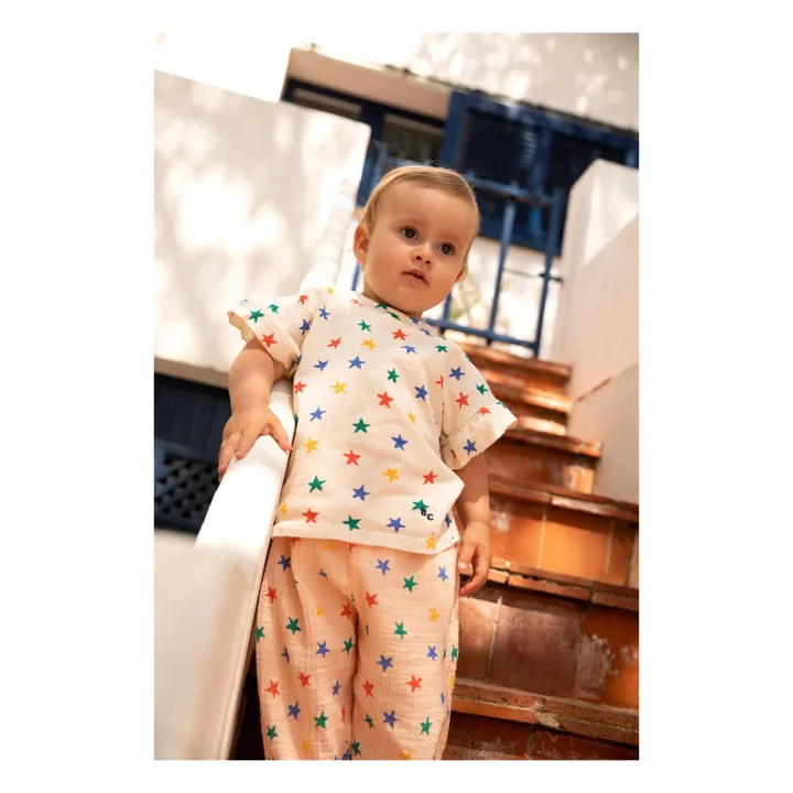 Bobo Choses Sarouel Texturé Etoiles | Abricot