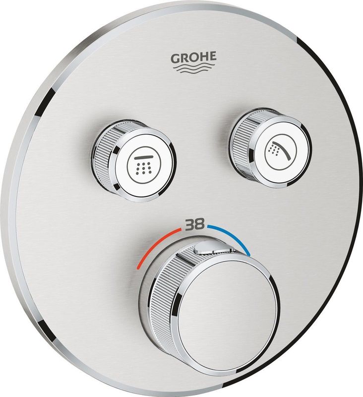 GROHE Grohtherm SmartControl Douchekraan - Inbouw - RVS