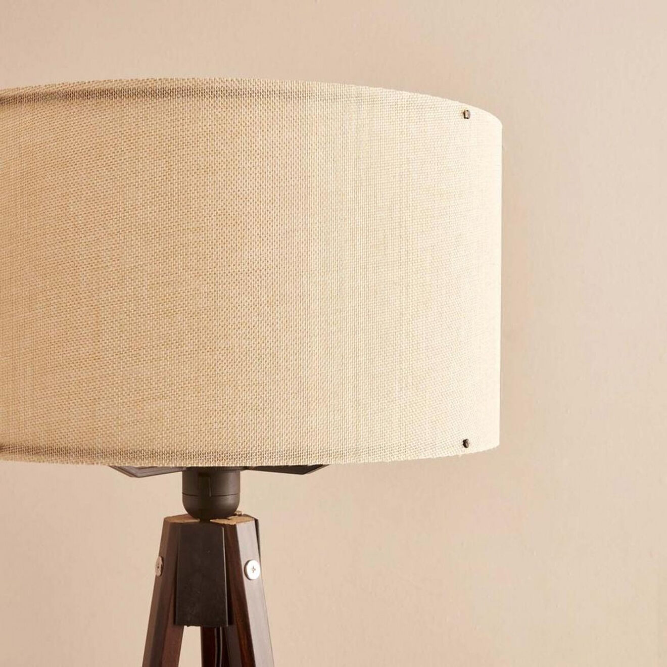 Sheen Lampadaire AYD crème/marron - 140x20 cm