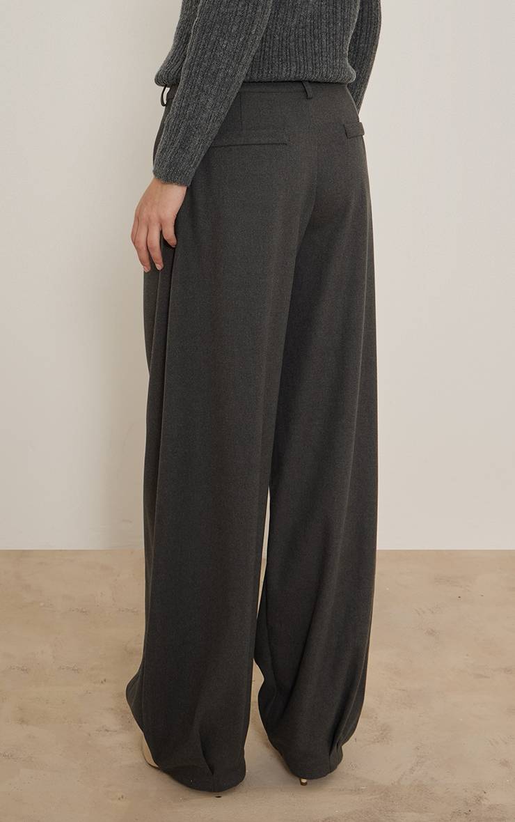 Charbon Pantalon Ballon Tissé Brossé