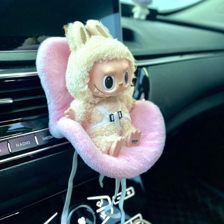 Ffeluro - Fluffy stoel voor pop voor autoluchtrooster