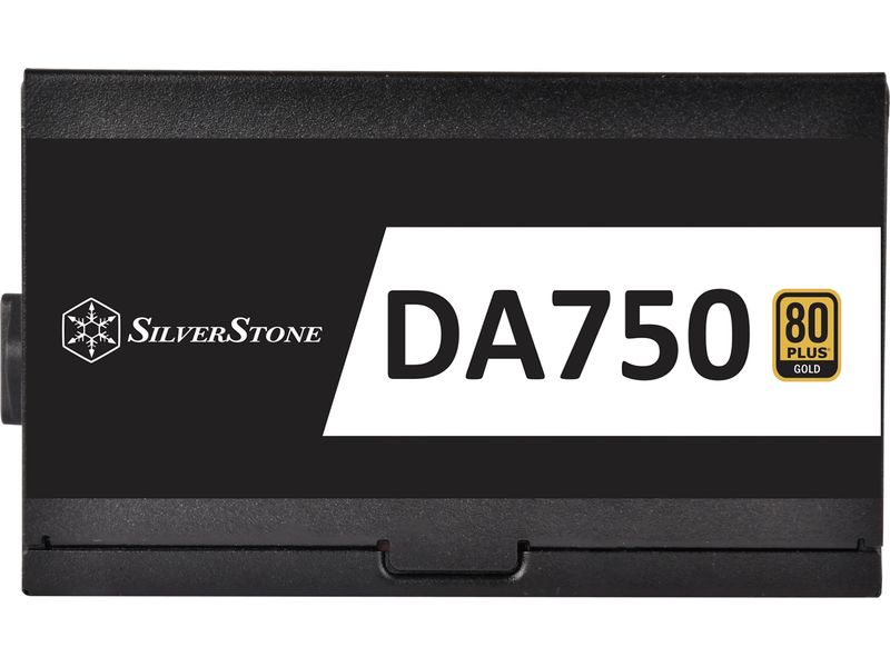 SilverStone Netzteil DA750 Gold 750 W Vollständig modulares ATX-Netzteil mit 120-mm-FDB-Lüfter