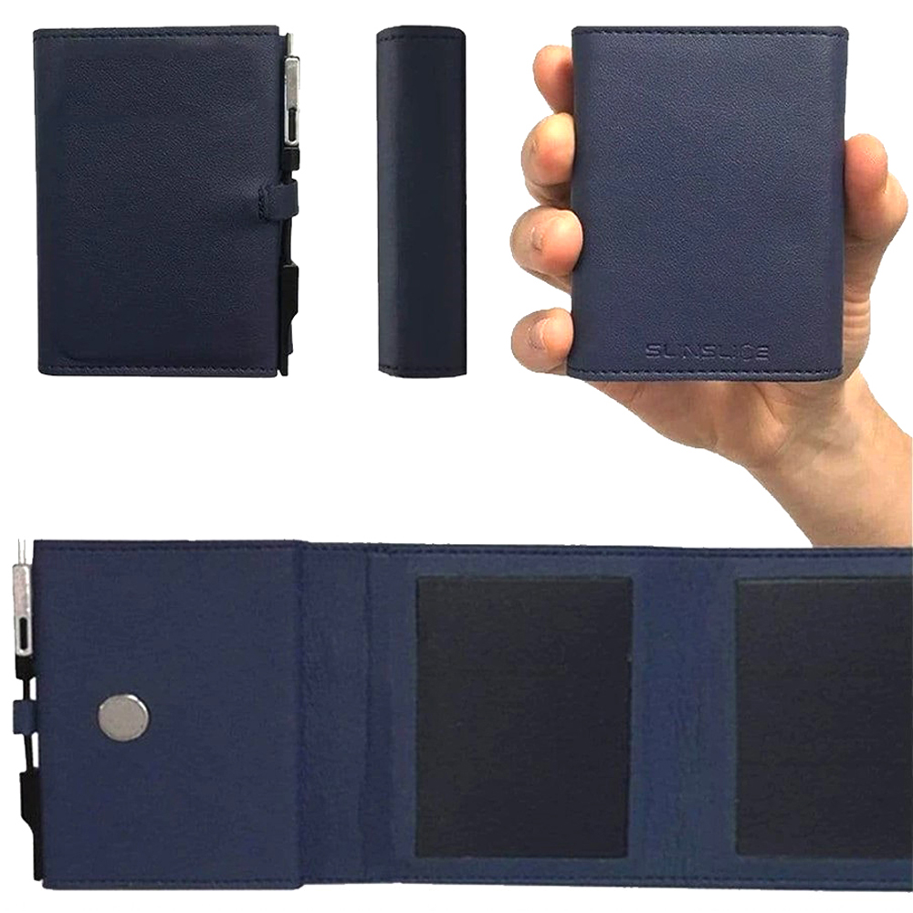 Sunslice - Panneau solaire Photon - batterie intégrée Bleu