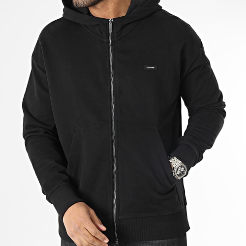 Sweat Zippé Capuche Cotton Comfort 1112 Noir