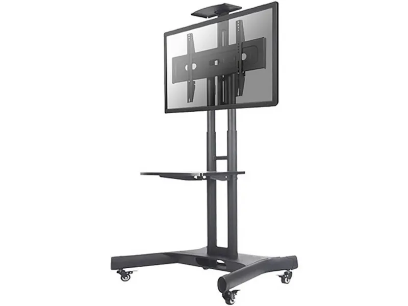 Neomounts NM-M1700 - Vogn med hjul - for LCD display - sort - skærmstørrelse: 32