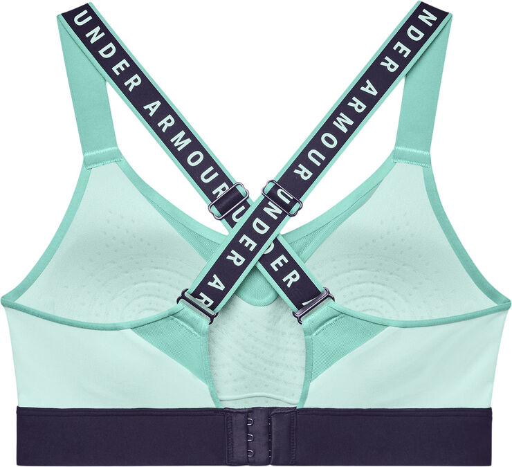 Under Armour Infinity High Blocked sports bh Grøn