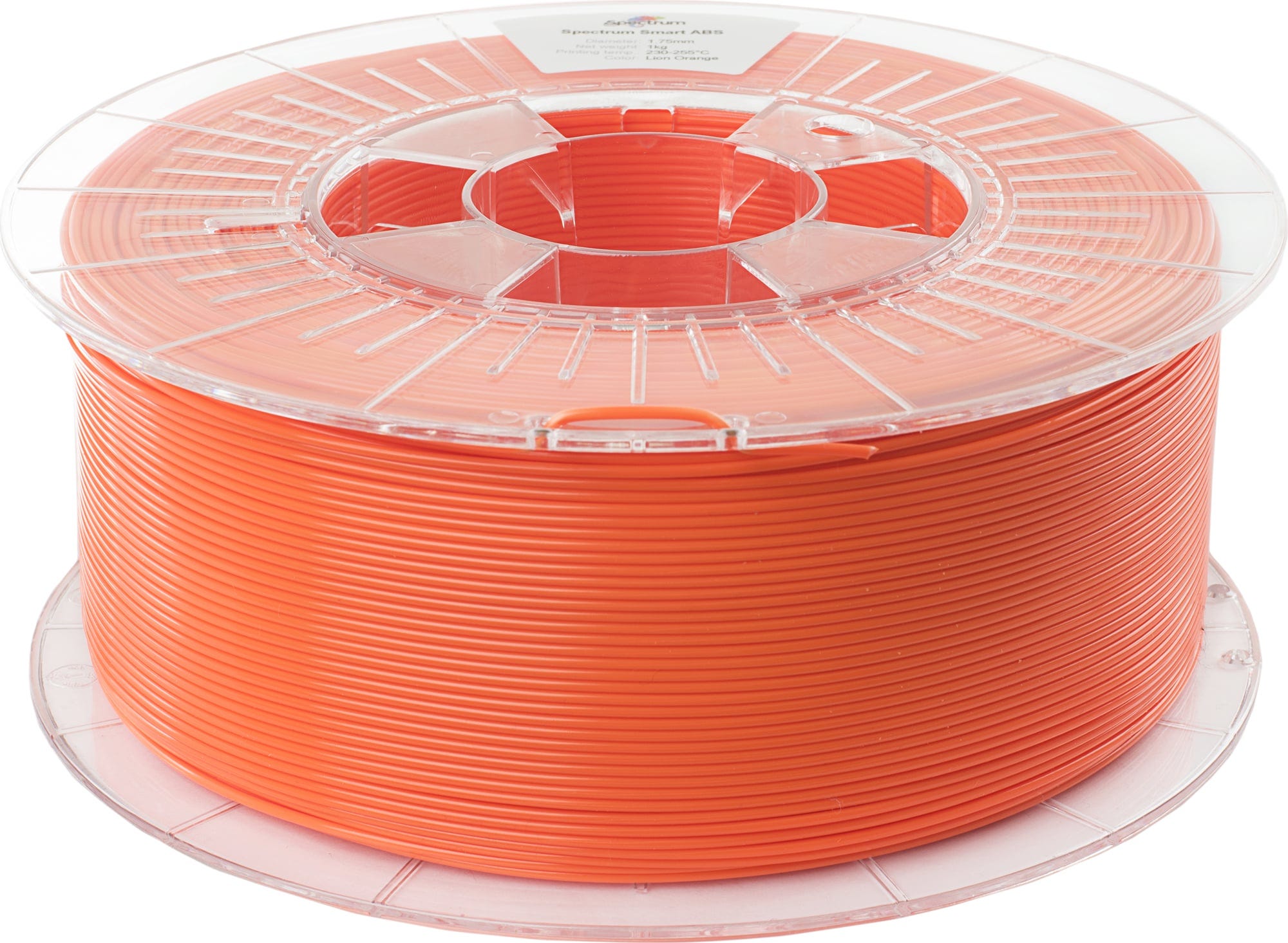 Spectrum  smart ABS Lion Orange, 1,75 mm / 1000 g    Modifiziertes ABS in Orange