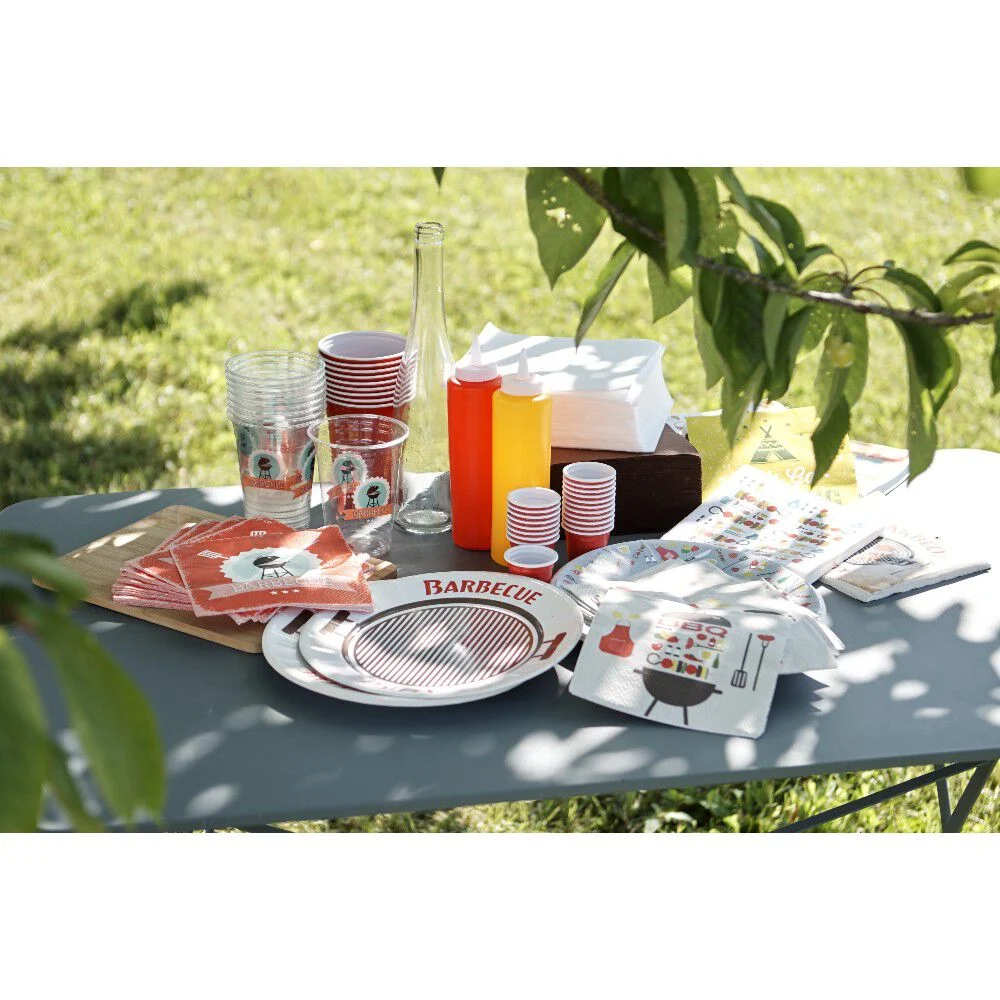 Serviette carrée blanche Tex Touch 2 plis en papier x40