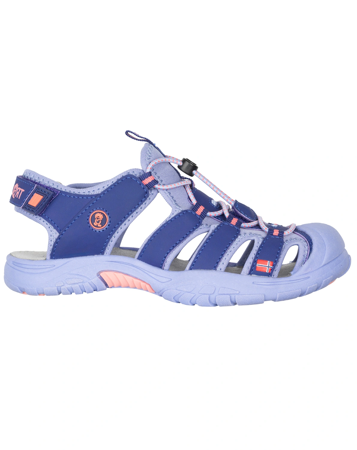 Trekking-SandaKids KVALVIKA in dark purple/lavender