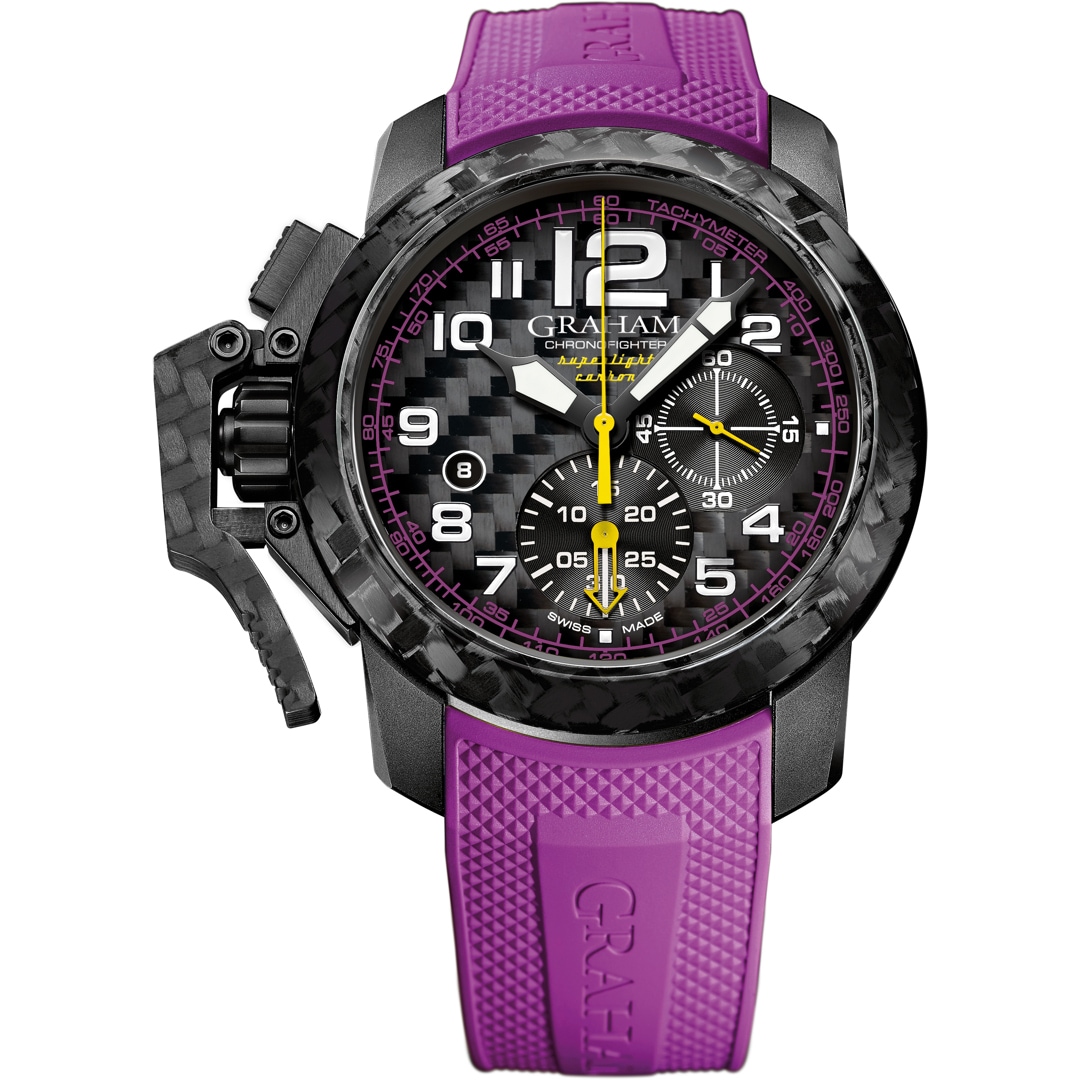 Graham Chronofighter Superlight Carbon Purple