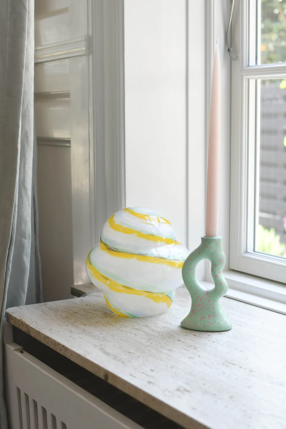 Bahne Interior  Mushroom Candy bordlampe, multifarvet - H22 cm.
