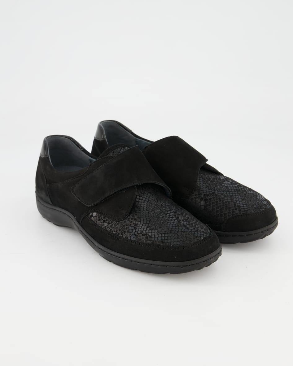 Waldläufer Henni-Soft Slipper in Schwarz