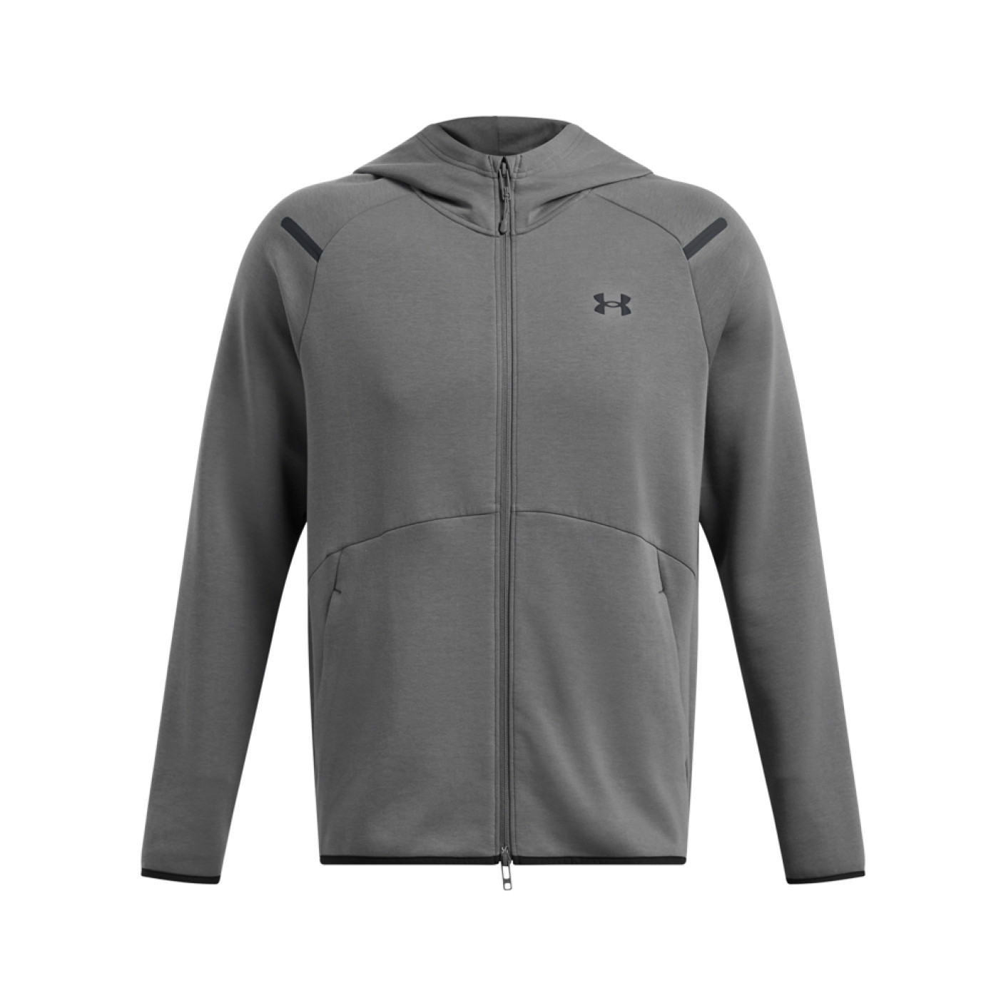 Under Armour Unstoppable Fleece Vest Full-Zip Donkergrijs Zwart