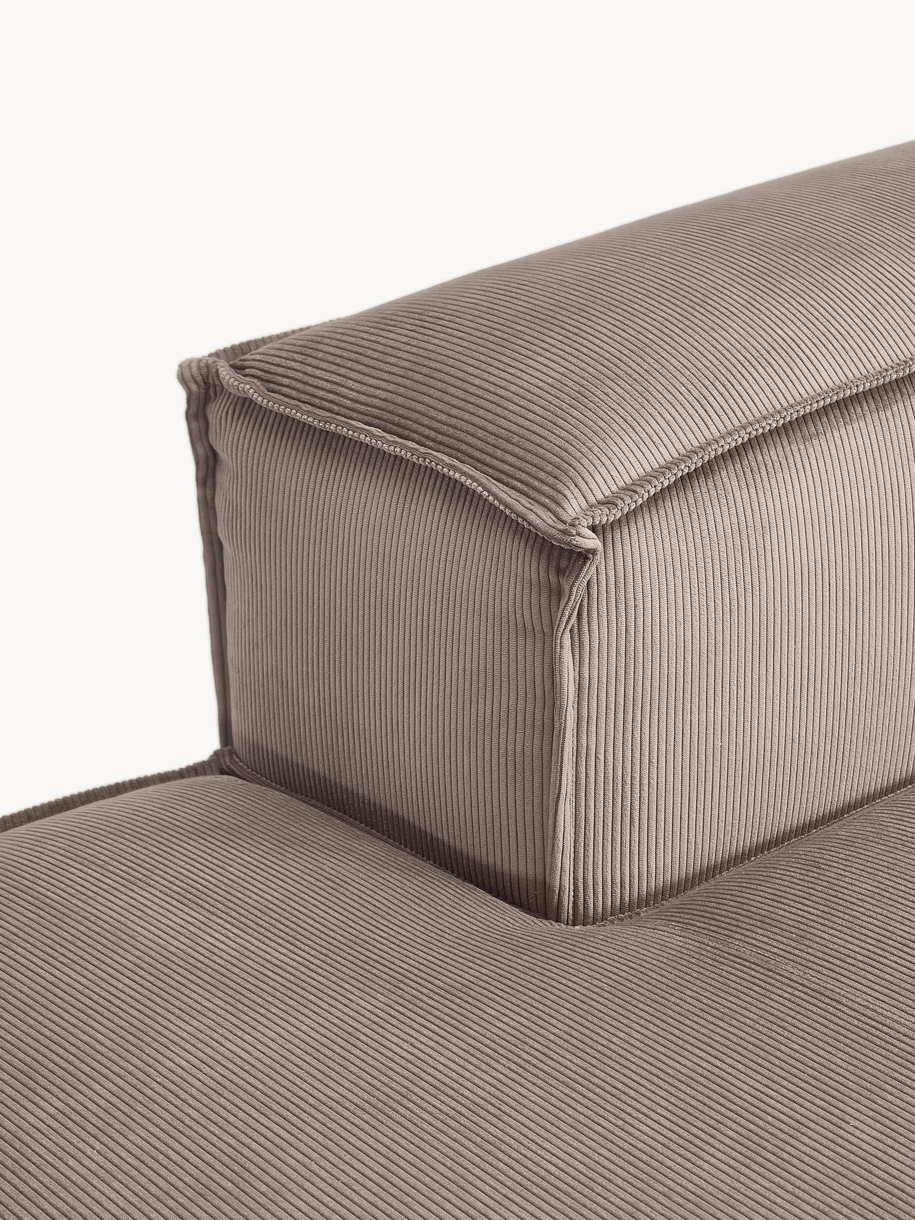 Chaise longue module Lennon van corduroy