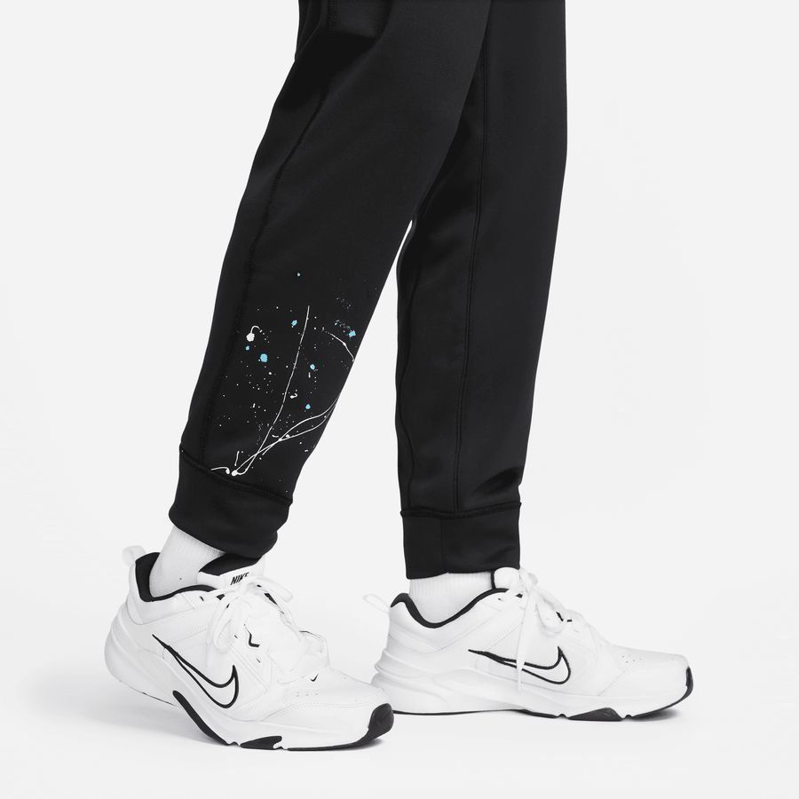 Nike Bas de Survêtement Therma-FIT Fleece - Noir/Blanc