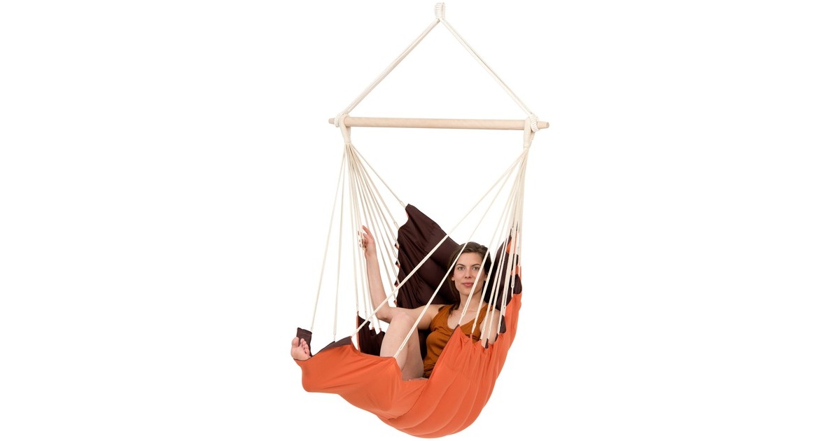 AmazonasCalifornia Terracotta hangstoel  (Bruin/oranje)