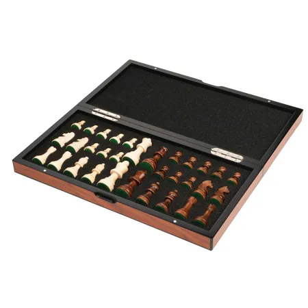 Philos Schachkassette, Feld 40 mm, mit Randbeschriftung