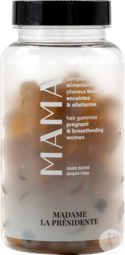 Madame La Présidente Gummies Mama Hair Cheveux Femmes Enceintes Allaitantes 60 Pièces