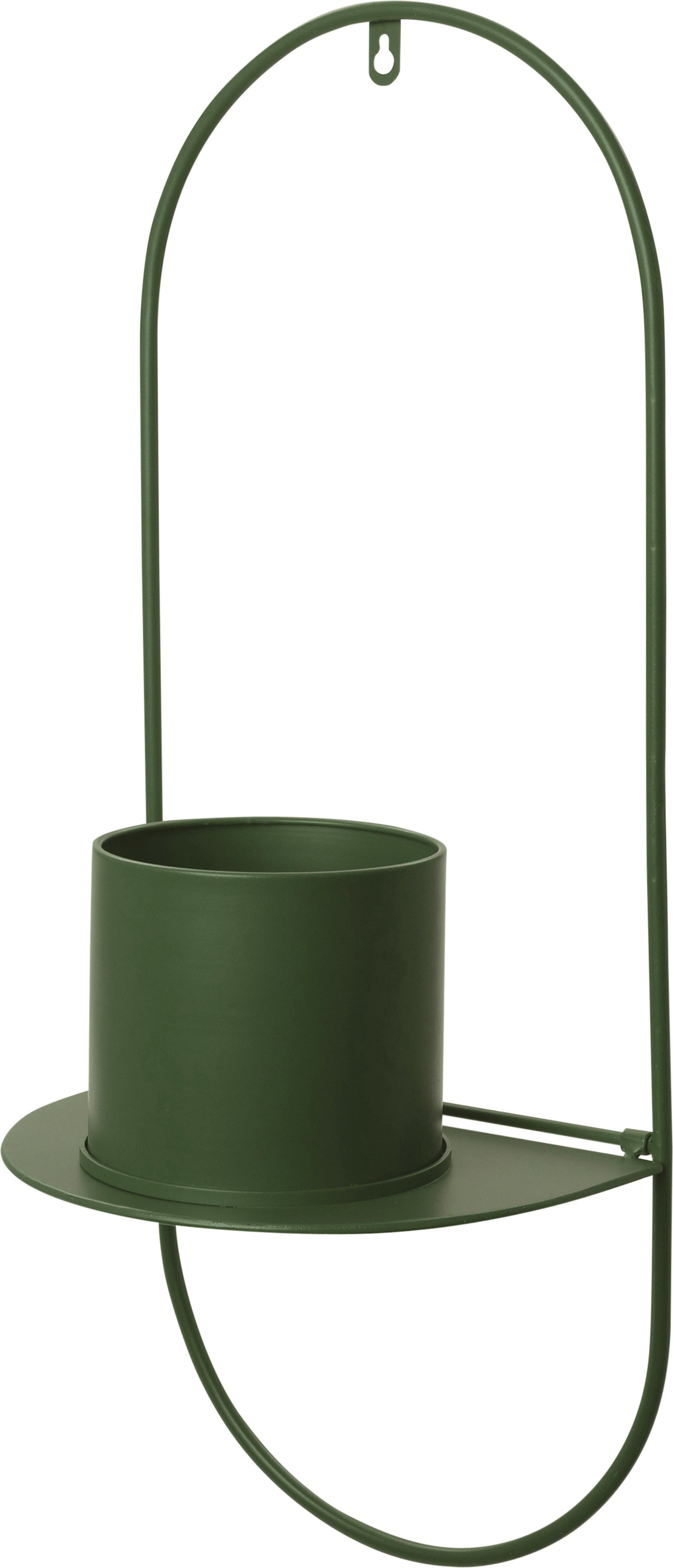 Intratuin tuinwandrek met pot Vila groen 26 x 26 x 65 cm