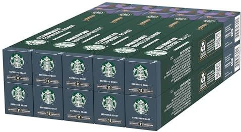 STARBUCKS Espresso Roast - Koffiecapsules - Dark Roast - 10 x 10 Capsules