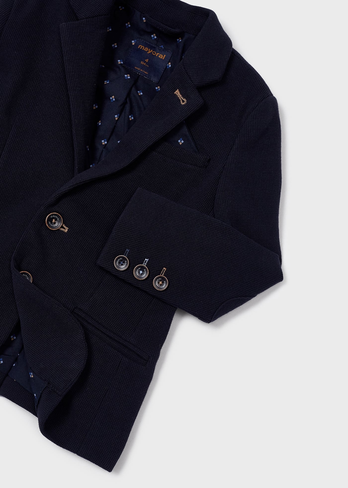 Blazer de malha para menino