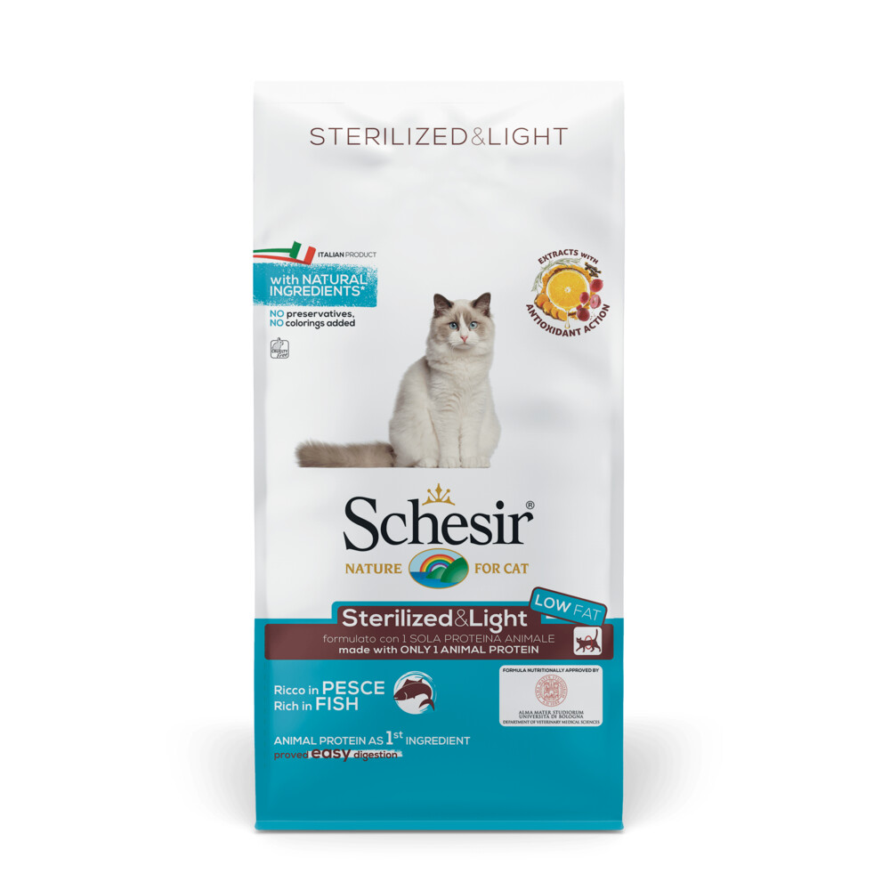 Schesir Kat Dry Sterilized Vis10 kg