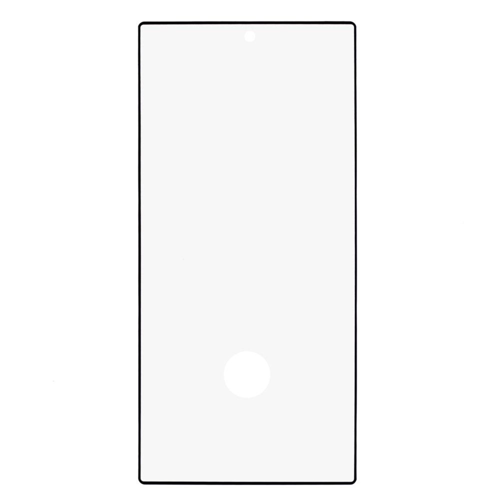 Samsung Galaxy S24 Ultra Full-Screen Vollbild Glas Display mit Rahmen - Schwarz