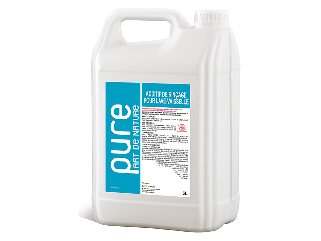 Additif de rinçage pour machine - Pure - 5 L
