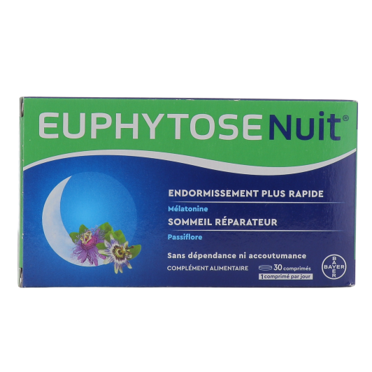 Euphytose Nuit - Endormissement rapide, sommeil Réparateur