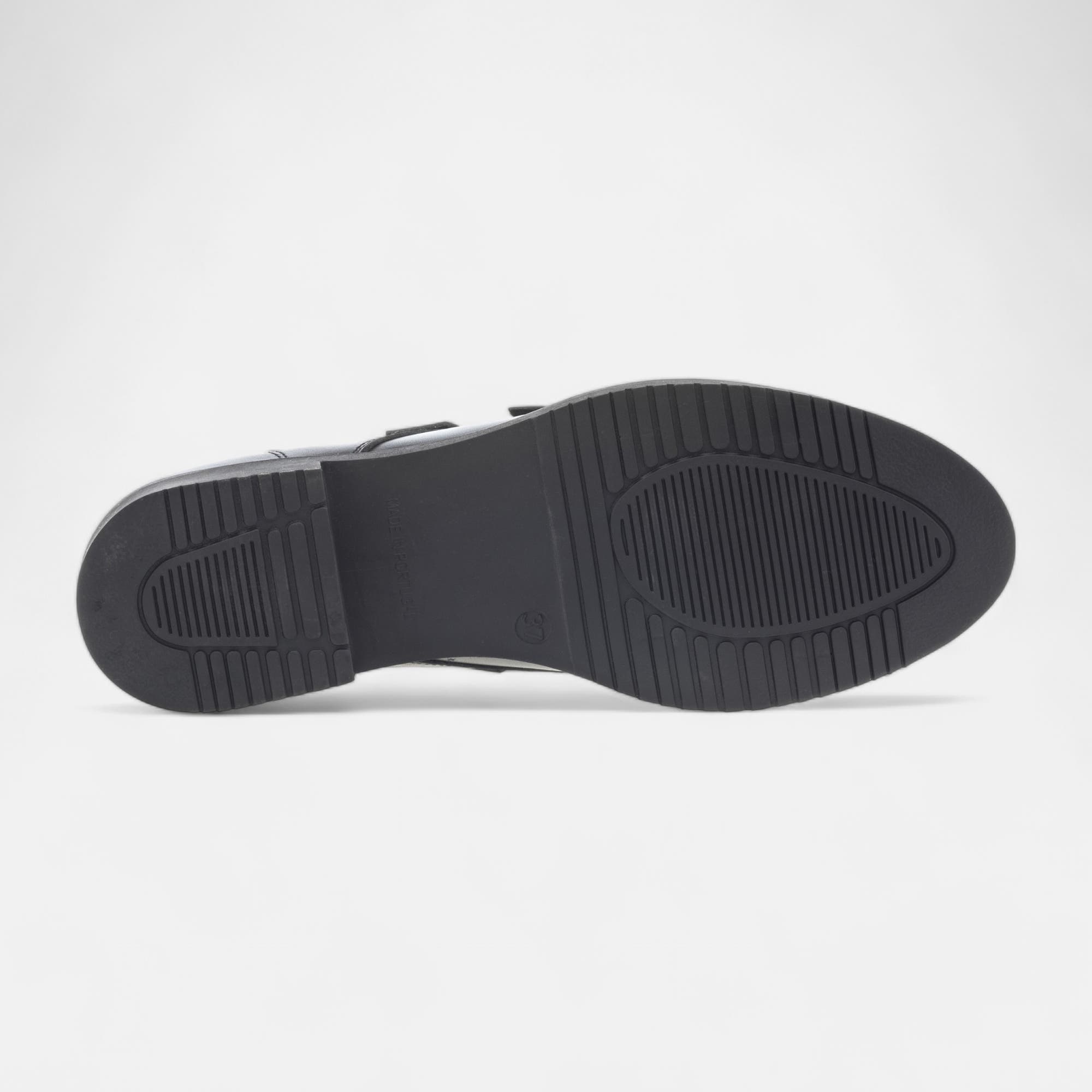 Derbies Femme en cuir noir