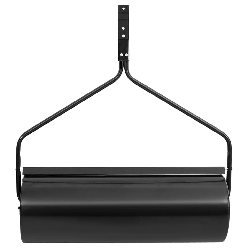 vidaXL Gazonroller Zwart 63 L IJzer