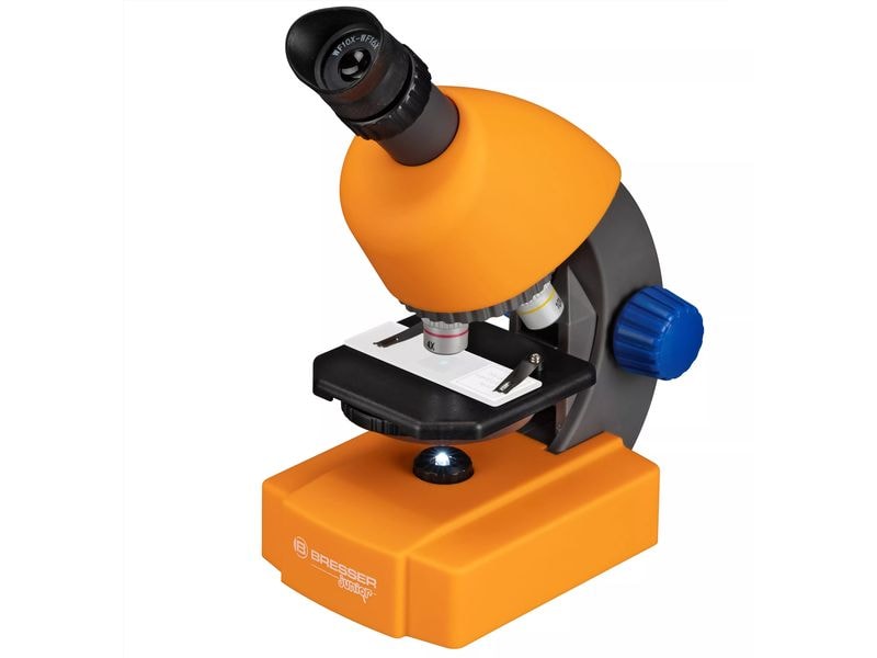 Bresser junior Mikroskop Kindermikroskop mit Zoomokular 40 x - 640 x