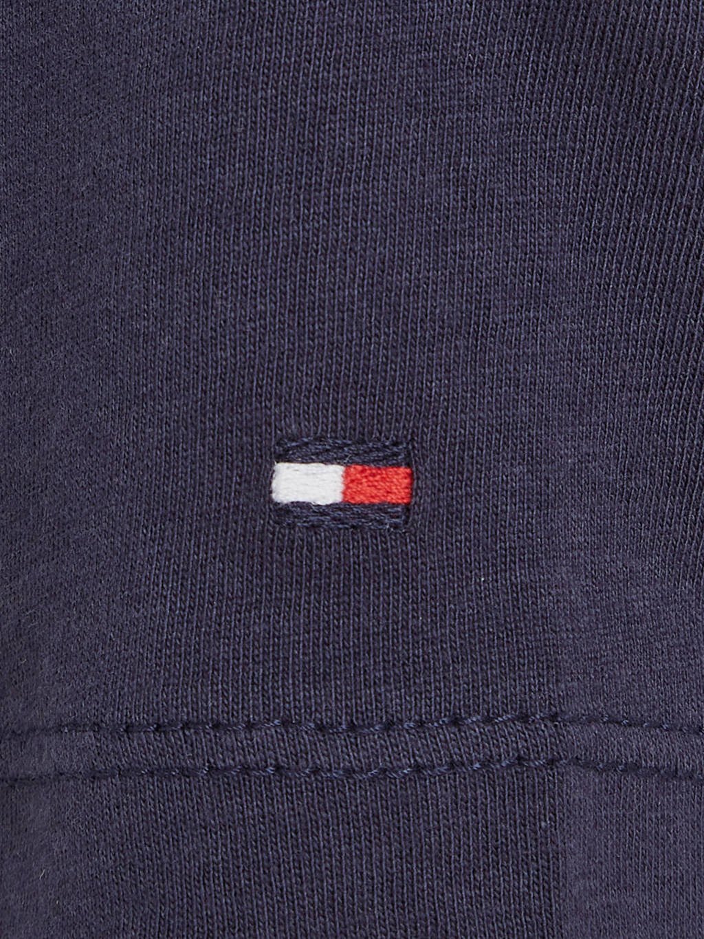 Tommy Hilfiger unisex T-shirt van katoen donkerblauw