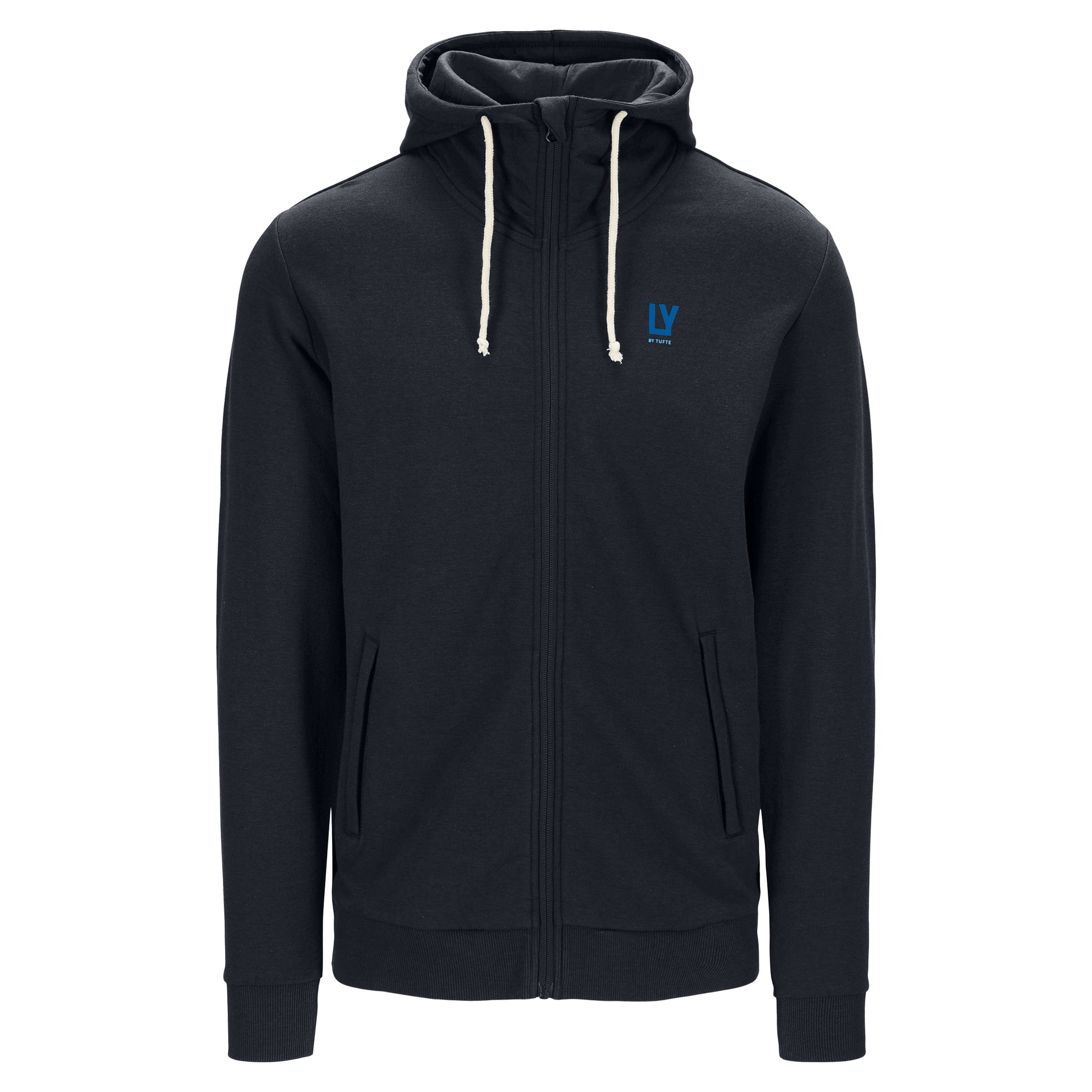 Tufte Tufte Zip Hoodie Jacket - Fritid og bomull