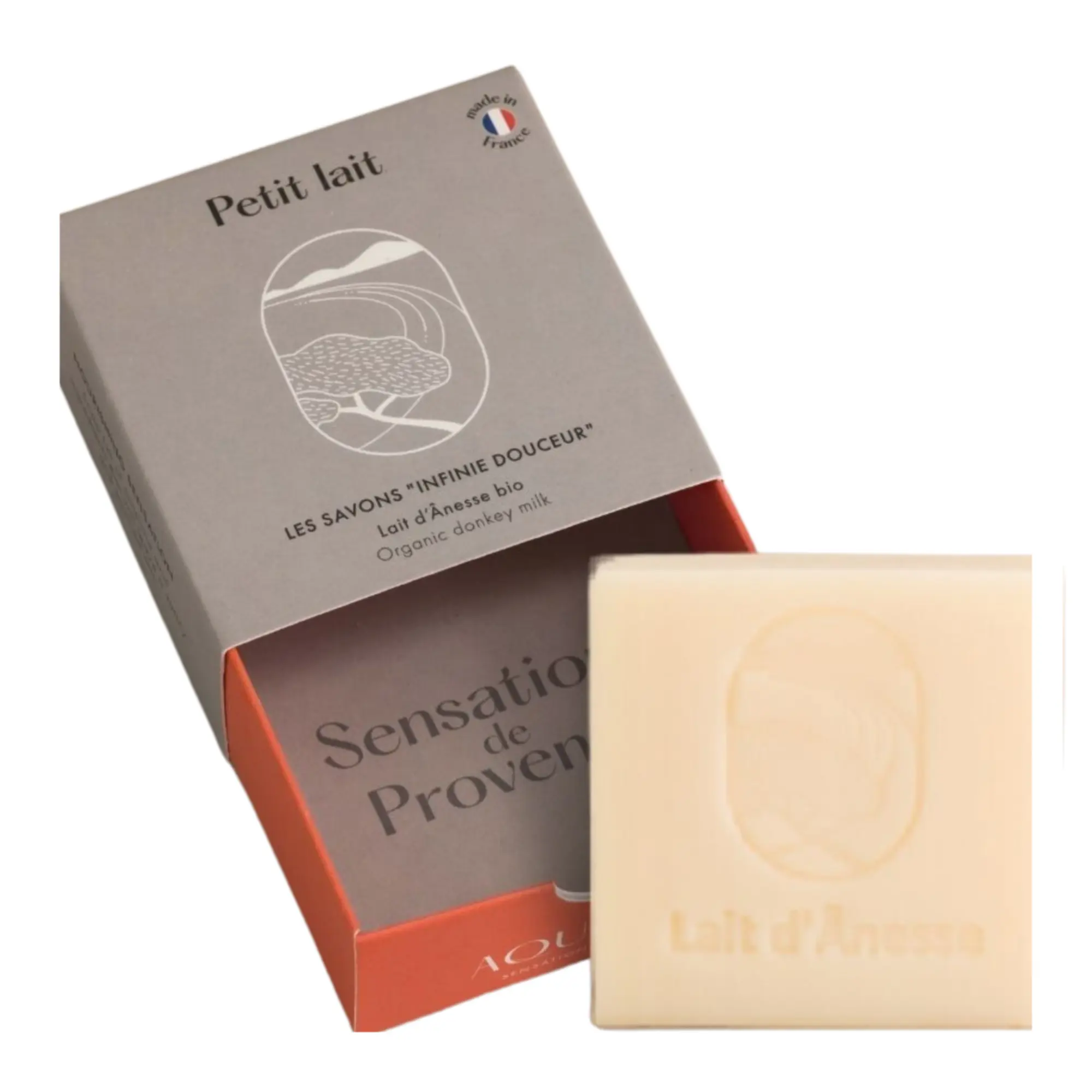 AQUI D'AIA - Infinie Douceur Savon Solide Lait d'Ânesse Bio 100g - Savon