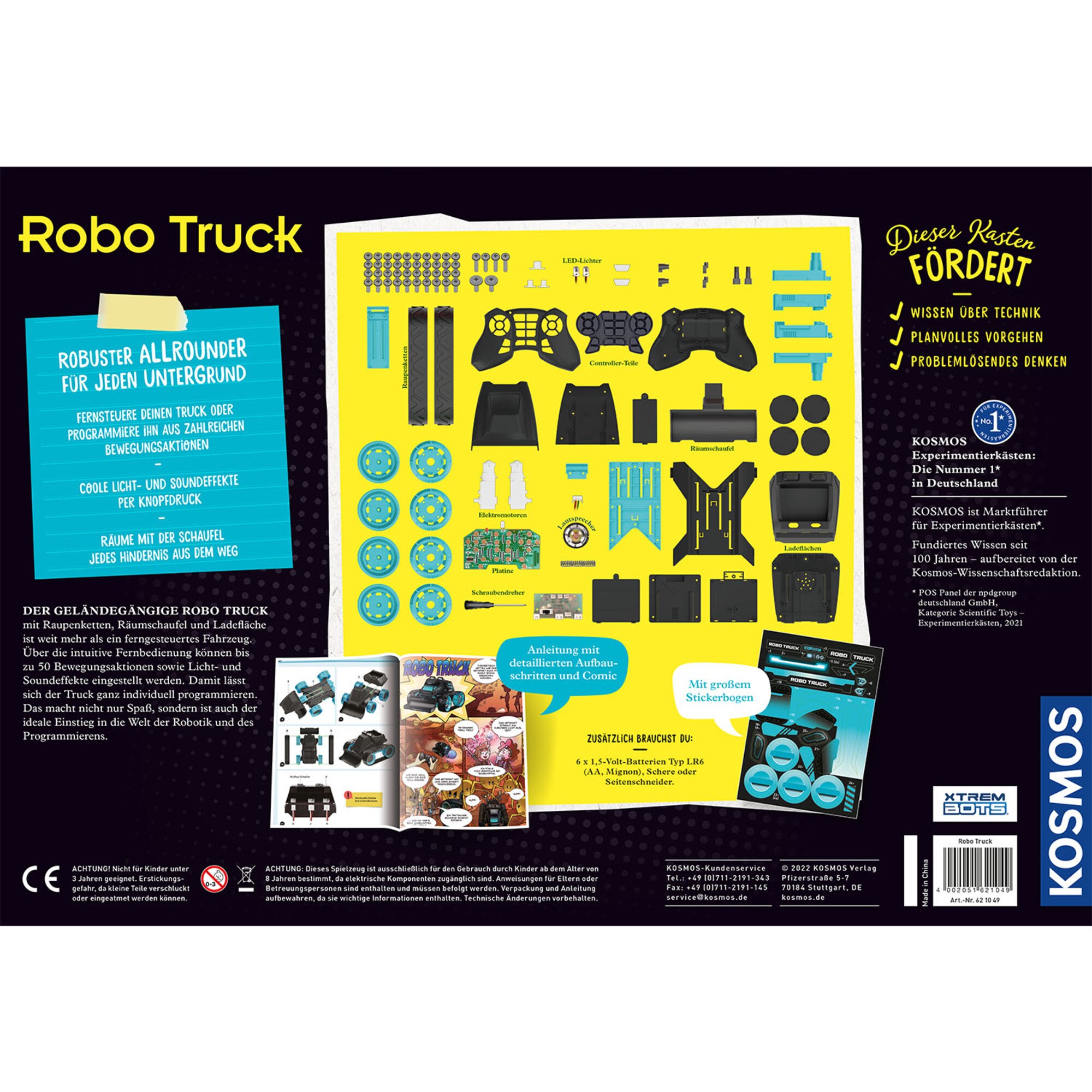 Kosmos Experimentierkasten Robo Truck - Der programmierbare Action-Bot