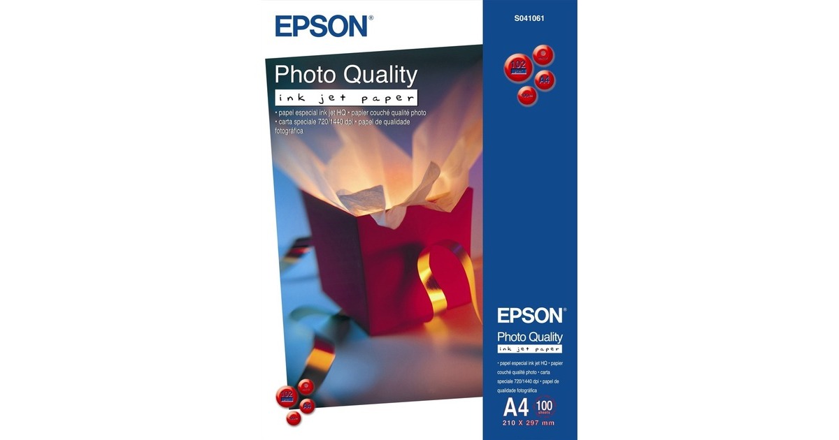 EpsonPhoto Quality Inkjet Paper  fotopapier  (S041061, Mat, Retail)