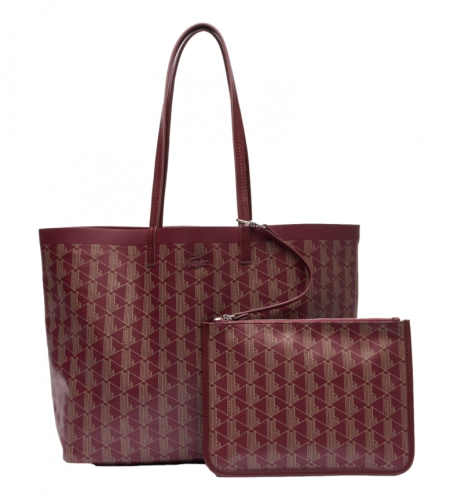Sacola de compras Lacoste marrom